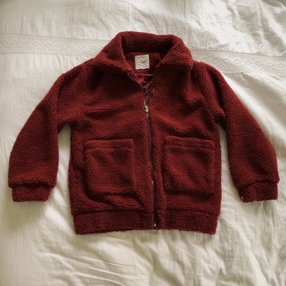 elodie oversized teddy jacket